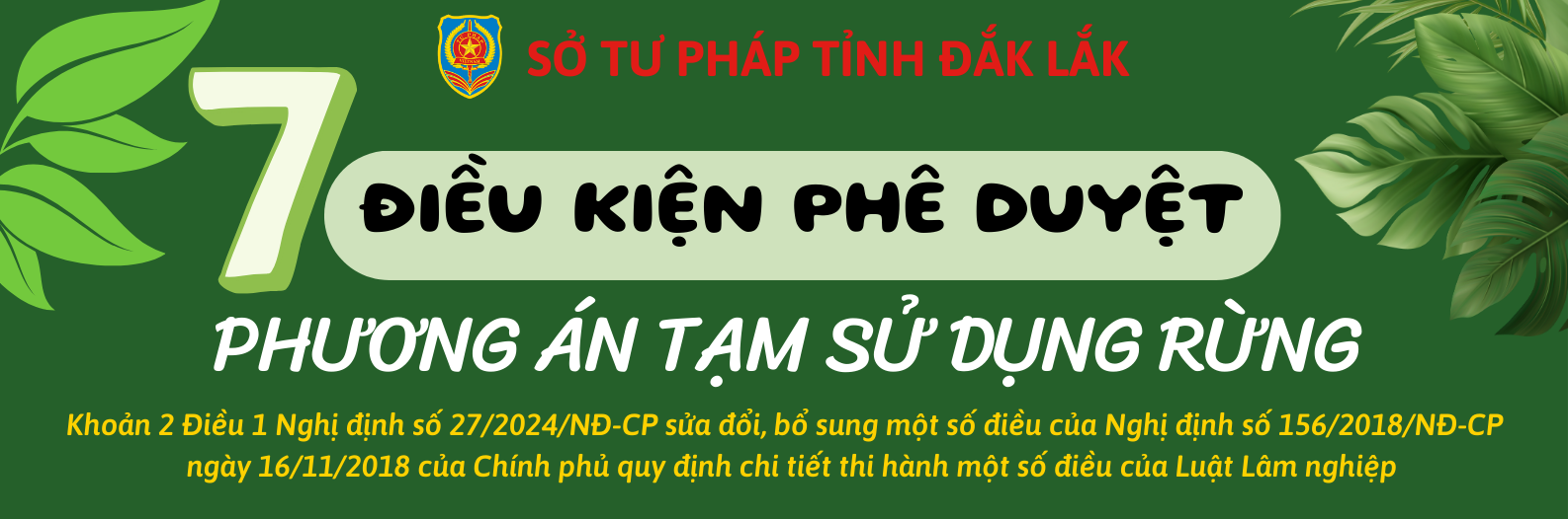 [Infographic] 7 điều kiện phê duyệt phương án tạm sử dụng rừng